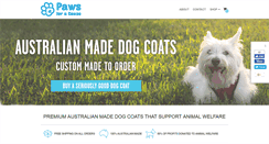 Desktop Screenshot of pawsforacause.com.au